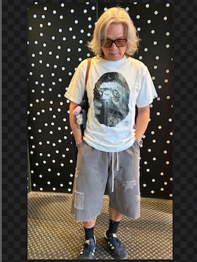 「A BATHING APE（アベイシングエイプ）のアイテム」を使った、くま^_^さん（メンズ・174cm）の夏コーディネート
