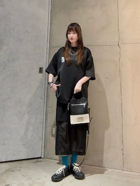 「tk.TAKEO KIKUCHI（ティーケータケオキクチ）のアイテム（財布/小物）」を使った、MIKAさん（レディース・154cm）の夏コーディネート