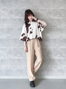 MIKAさん(レディース・154cm)の夏コーディネート