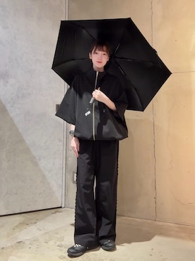 「tk.TAKEO KIKUCHI（ティーケータケオキクチ）のアイテム（トップス）」を使った、MIKAさん（レディース・154cm）の夏コーディネート