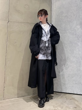 「tk.TAKEO KIKUCHI（ティーケータケオキクチ）のアイテム（ジャケット/アウター）」を使った、MIKAさん（レディース・154cm）の秋コーディネート