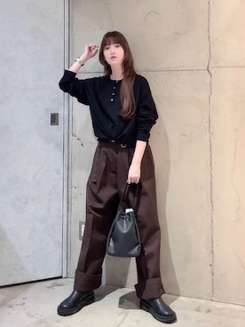 MIKAさん(レディース・154cm)の秋コーディネート