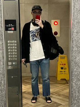 明美会長さん（メンズ・177cm）の秋コーディネート