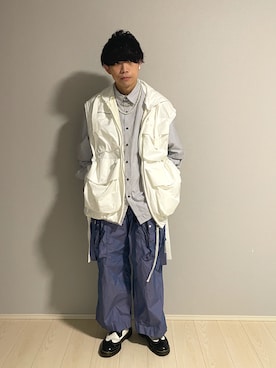 「爽やかコーデ」｜「アイテム（ブルゾン）」を使った、UW168さん（メンズ・175cm）の春コーディネート