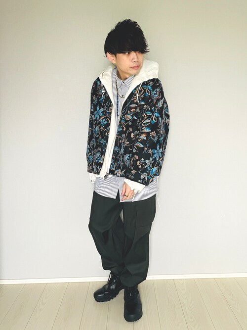 プライムオーバーフクレリーフジャガードスウィングトップ