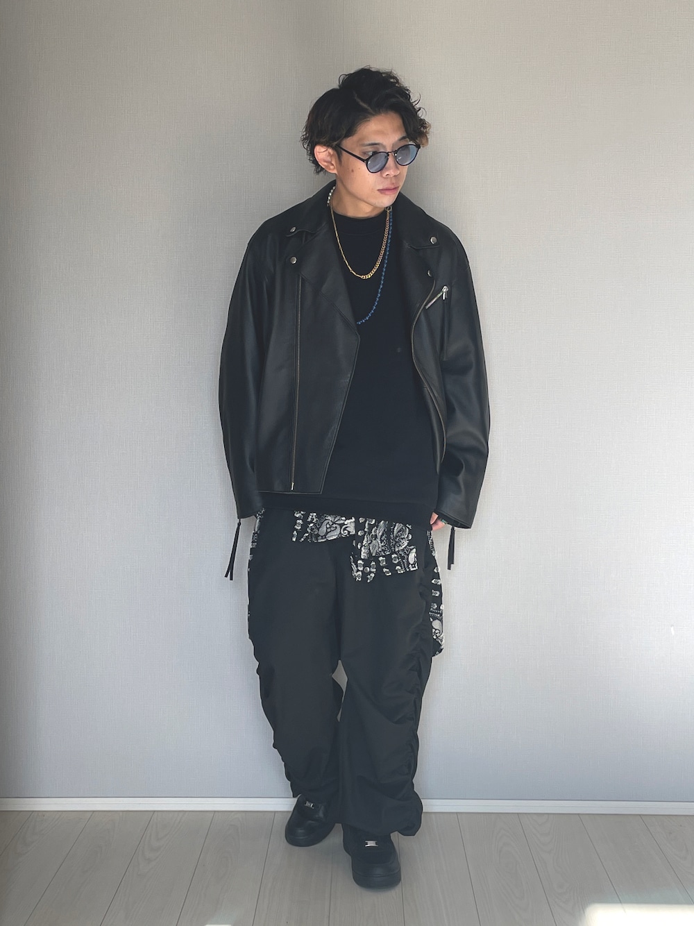MAISONSPECIAL ラムレザープライムオーバーダブルライダースジャケット UNISEX》Lamb leather Prime-Over Double Rider Jacket/ラムレザー