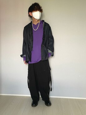 「antiqua（アンティカ）のアイテム（デニムジャケット）」を使った、UW168さん（メンズ・175cm）の秋コーディネート