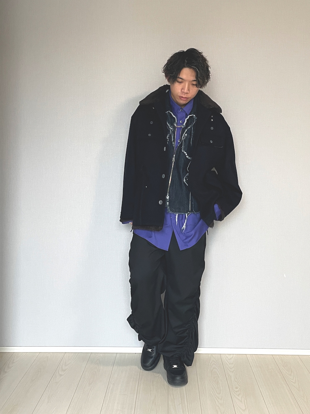 ダメージジップデニムベスト seyto seyto（セイト）の「Damage zip denim vest / ダメージジップ