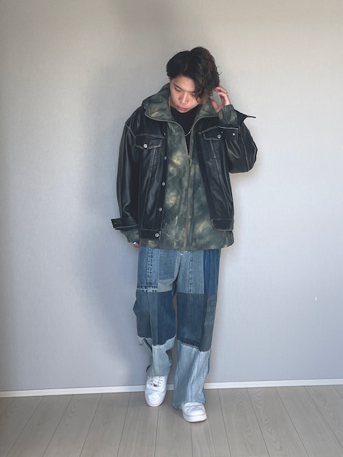 即完品maison specialサスティナブルリメイクヘムデザインワイドデニム UNISEX》Sustainable Remake Heme Design Wide Denim