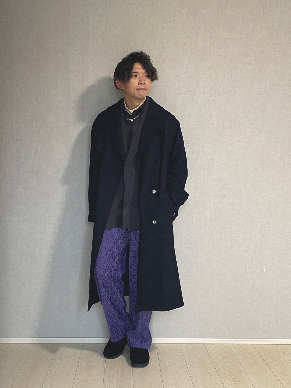 LIDNM（リドム）の「DOUBLE JACQUARD JACKET（テーラード