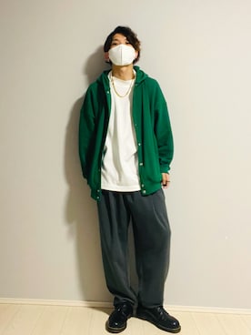 Uniqlo ユニクロ のスウェットパンツを使ったメンズ人気ファッションコーディネート Wear