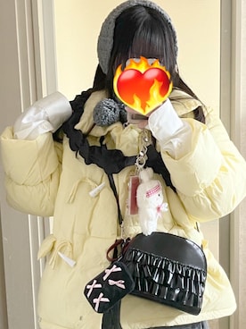 「LOWRYS FARM（ローリーズファーム）のアイテム（PC・スマホグッズ/家電）」を使った、💮さん（レディース・153cm）の春コーディネート