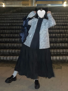 「Candy Stripper（キャンディストリッパー）のアイテム（キャップ）」を使った、💮さん（レディース・153cm）の秋コーディネート