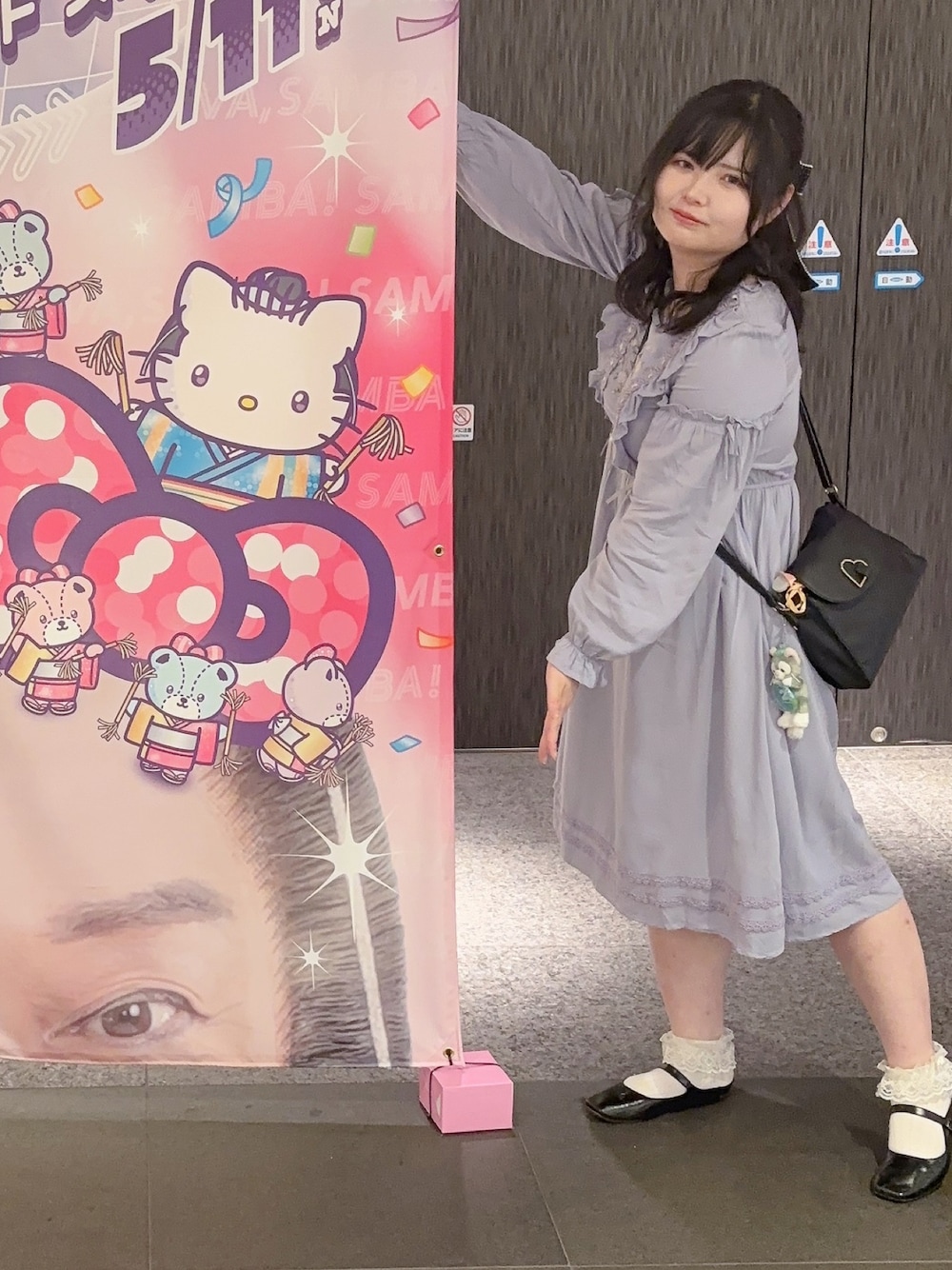 「春コーデ」｜「MAJESTIC LEGONのアイテム（ショルダーバッグ、ブラック系）」を使った、hiruneko32さん（骨格ナチュラル・レディース・165cm）の春コーディネートの1枚目の写真