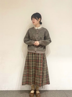 「フリンジ」｜やのさん（レディース・163cm）の冬コーディネート