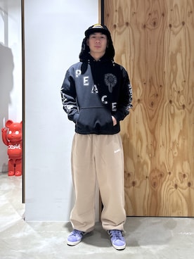 中野 翔太さん（メンズ・168cm）の冬コーディネート