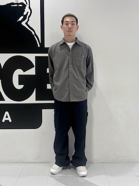 「XLARGE（エクストララージ）のアイテム」を使った、中野 翔太さん（メンズ・168cm）の春コーディネート