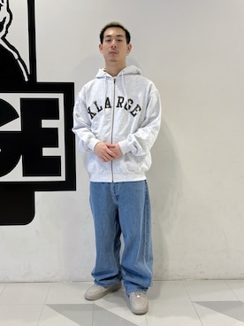 「XLARGE（エクストララージ）のアイテム」を使った、中野 翔太さん（メンズ・168cm）の春コーディネート