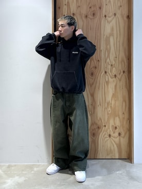 「XLARGE（エクストララージ）のアイテム」を使った、中野 翔太さん（メンズ・168cm）の冬コーディネート