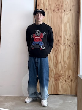 中野 翔太さん（メンズ・168cm）の冬コーディネート