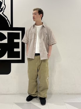 「XLARGE（エクストララージ）のアイテム（パンツ）」を使った、中野 翔太さん（メンズ・168cm）の春コーディネート
