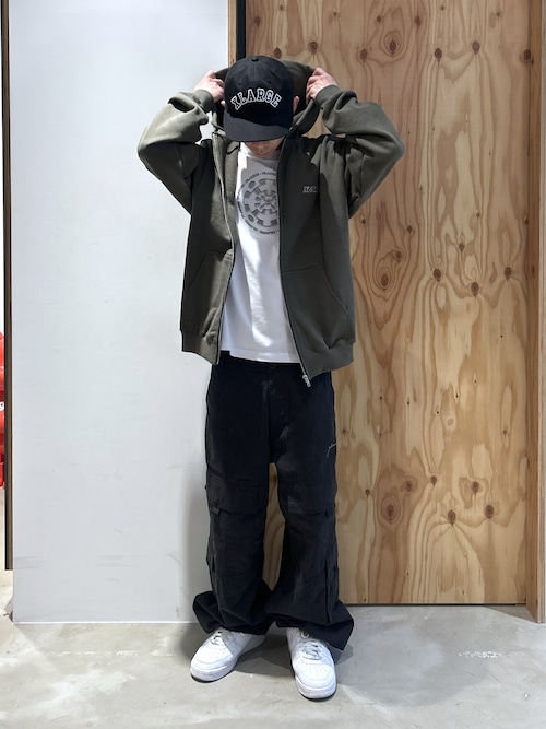 OG BOX ZIP UP HOODED SWEATSHIRT（パーカー）｜XLARGE（エクストラ