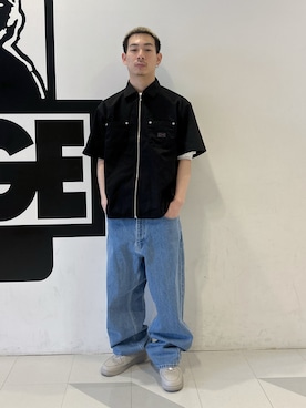 「XLARGE（エクストララージ）のアイテム」を使った、中野 翔太さん（メンズ・168cm）の春コーディネート