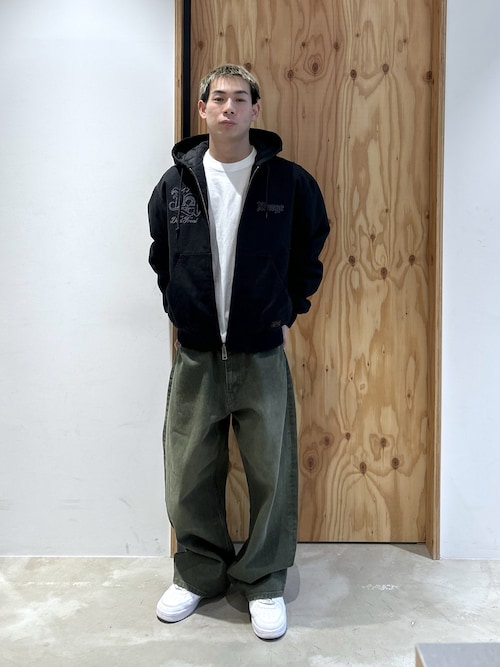 PATCHED OLD ENGLISH HOODED WORK JACKET（ブルゾン）｜XLARGE