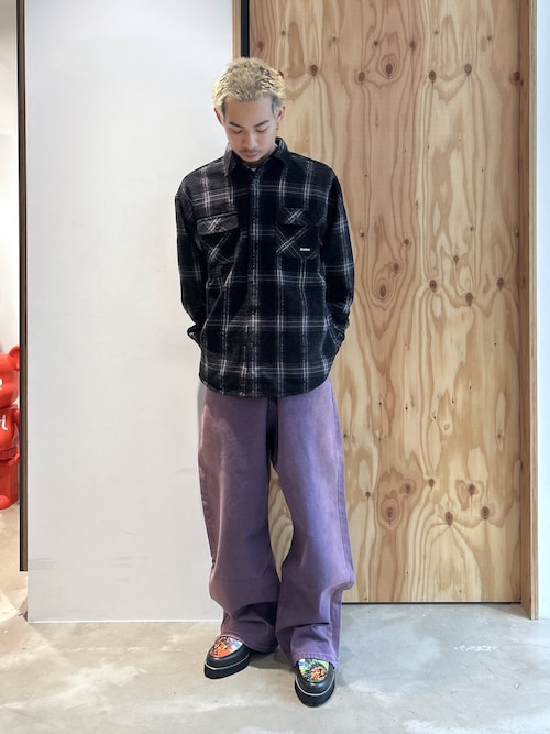 URBAN PLAID L/S SHIRT（シャツ/ブラウス）｜XLARGE（エクストララージ