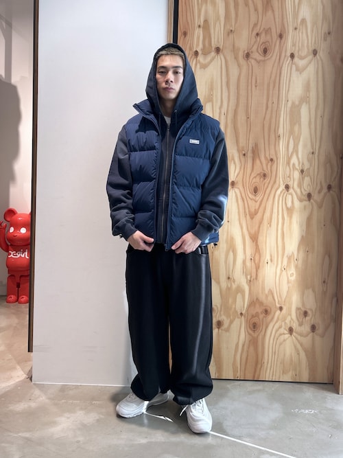 SPRAY DYED ZIP UP HOODED SWEATSHIRT（パーカー）｜XLARGE