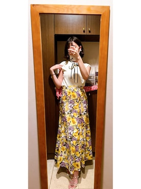 「Jayro（ジャイロ）のアイテム」を使った、からマヨちゃんさん（レディース・160cm）の夏コーディネート