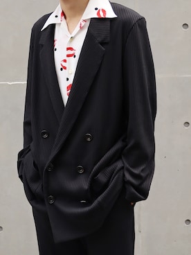 「ロイヤルフラッシュ」｜「アイテム（ジャケット/アウター）」を使った、towa0000000さん（メンズ・174cm）の夏コーディネート