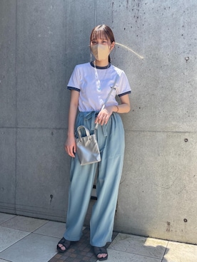 「Wrangler」｜「アイテム（アクセサリー）」を使った、みゅうさん（レディース・163cm）の夏コーディネート