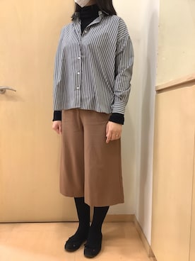 BRICK HOUSE by Tokyo Shirts 神辺フジグラン店さん（レディース・168cm）の冬コーディネート