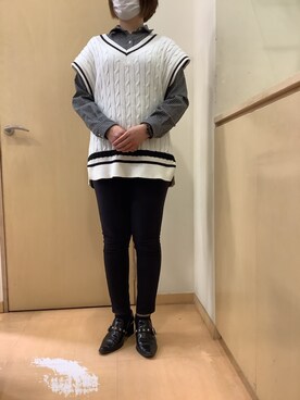 BRICK HOUSE by Tokyo Shirts 神辺フジグラン店さん(レディース・158cm)の冬コーディネート