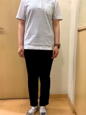 「アイテム（ポロシャツ）」を使った、BRICK HOUSE by Tokyo Shirts 神辺フジグラン店さん（レディース・158cm）の春コーディネート