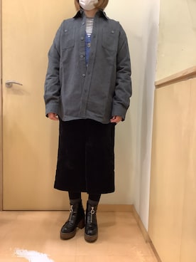 BRICK HOUSE by Tokyo Shirts 神辺フジグラン店さん（レディース・158cm）の冬コーディネート