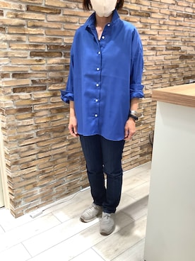 「Pitta Re:)（ピッタリ）のアイテム」を使った、BRICK HOUSE by Tokyo Shirts 水戸内原イオンモール店さん（レディース・152cm）の春コーディネート