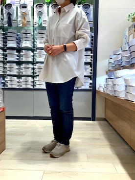 「Pitta Re:)（ピッタリ）のアイテム」を使った、BRICK HOUSE by Tokyo Shirts 水戸内原イオンモール店さん（レディース・155cm）の夏コーディネート