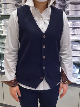 BRICK HOUSE by Tokyo Shirts 水戸内原イオンモール店さん（レディース・151cm）の冬コーディネート