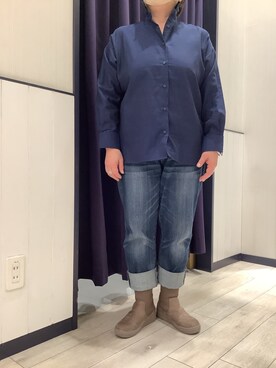 「Pitta Re:)（ピッタリ）のアイテム」を使った、BRICK HOUSE by Tokyo Shirts 水戸内原イオンモール店さん（レディース・151cm）の春コーディネート