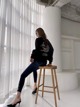 Juriaさん（レディース・174cm）の冬コーディネート