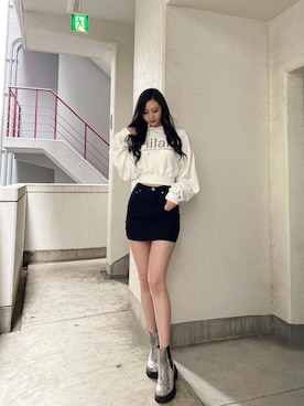 Juriaさん（レディース・174cm）の冬コーディネート