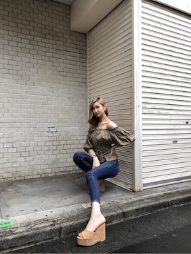 Juriaさん（レディース・174cm）の春コーディネート