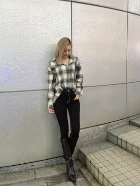 「GYDA」｜Juriaさん（レディース・174cm）の春コーディネート