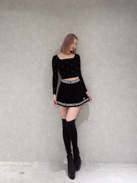 Juriaさん（レディース・174cm）の冬コーディネート