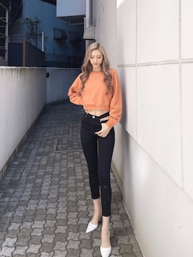 Juriaさん（レディース・174cm）の冬コーディネート