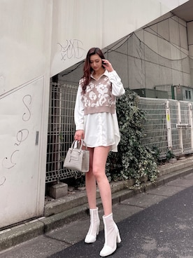 Juriaさん（レディース・174cm）の春コーディネート