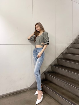 Juriaさん（レディース・174cm）の夏コーディネート