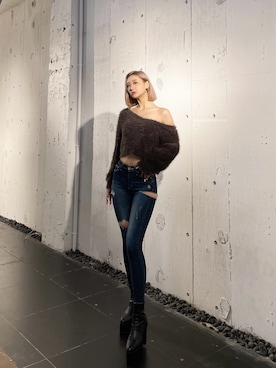 Juriaさん（レディース・174cm）の冬コーディネート